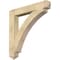 Ekena Millwork Thorton Arts & Crafts Rough Sawn Bracket, Douglas Fir, 6"W x 44"D x 44"H BKT06X44X44THR03RDF - alternate 1